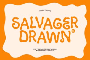 Related font CS Salvager Drawn