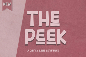Related font The Peek