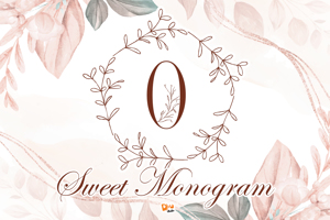 Related font Sweet Monogram