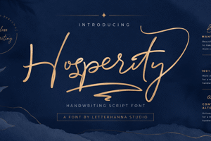 Related font Hosperity