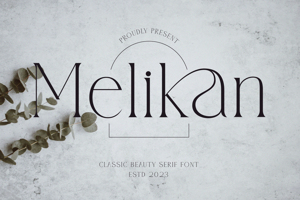 Related font Melikan