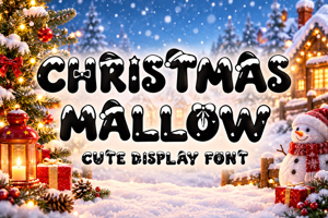 Related font Christmas Mallow