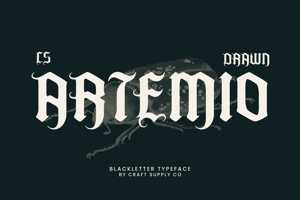 Related font CS Artemio Drawn