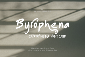 Related font Byrophena