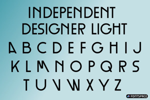 Related font Independent Designer Light