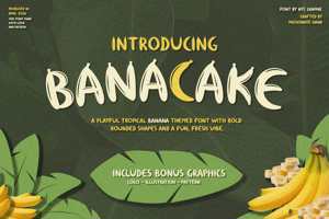 Related font Banacake