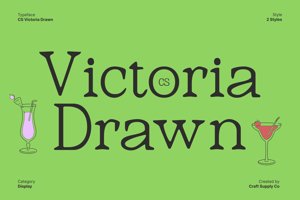 Related font CS Victoria Drawn