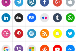 Icons Social Media 10