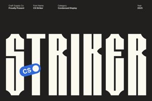 Related font CS Striker