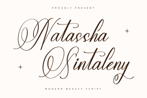 Related font Natassha Sintaleny