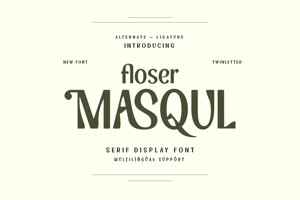 Related font floser MASQUL Trial