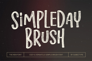 Related font Simpleday Brush