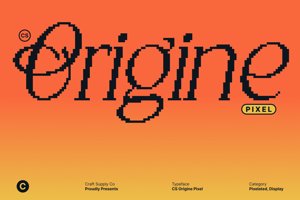 Related font CS Origine Pixel