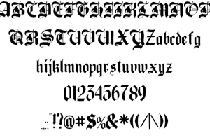 Related font Beckett