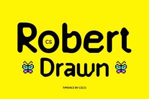 Related font CS Robert Drawn