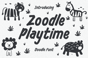 Related font Zoodle Playtime