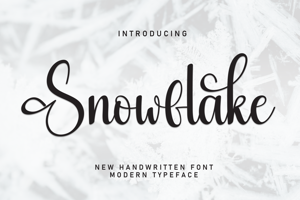 Related font Snowflake