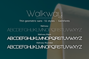 Related font Walkway