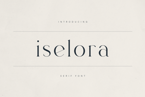 Related font Iselora