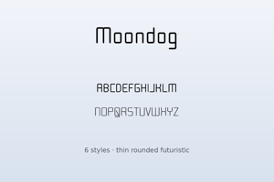 Related font Moondog