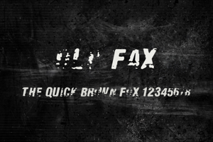 Related font Old Fax