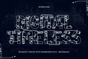 Related font DIGITAL TIMELESS