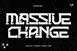 Related font Massive Change