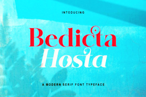 Bedicta Hosta Serif