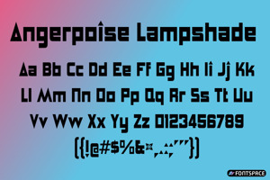Related font Angerpoise Lampshade