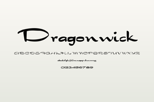 Related font Dragonwick