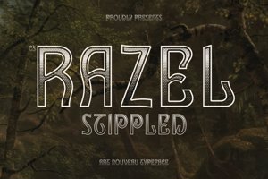 Related font CS Razel Stippled
