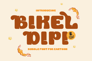 Related font BIKEL DIPI