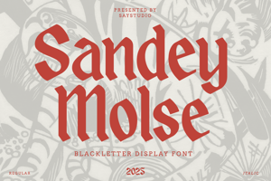 Related font Sandey Molse DEMO