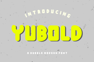 Related font Yubold