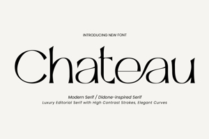 Related font Chateau