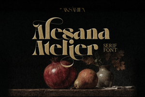 Related font Alesana Atelier