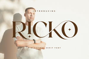 Related font Ricko