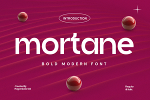 Related font Mortane