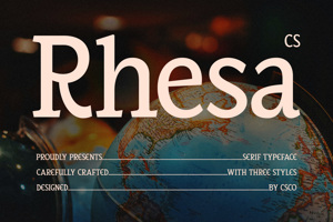 Related font CS Rhesa