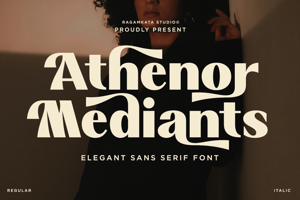 Related font Athenor Mediants