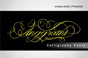 Anggraini Calligraphy Font