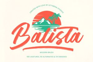 Related font Balista VERSION