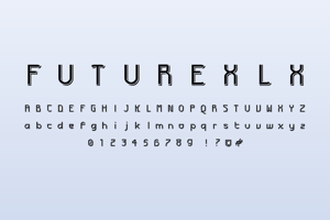 Related font FuturexLX