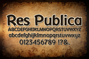 Related font Res Publica