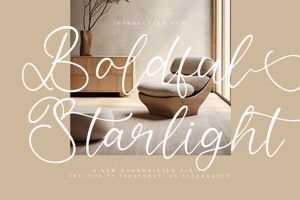 Related font Boldful Starlight