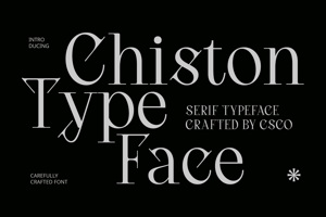 Related font Chiston