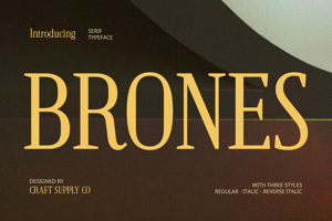 Related font Brones
