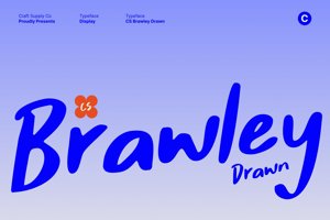 Related font CS Brawley Drawn