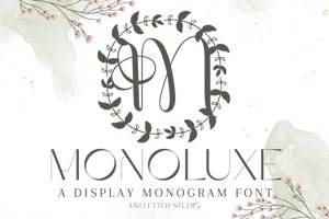 Related font Monoluxe Monogram