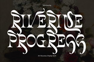 Related font Riverine Progress